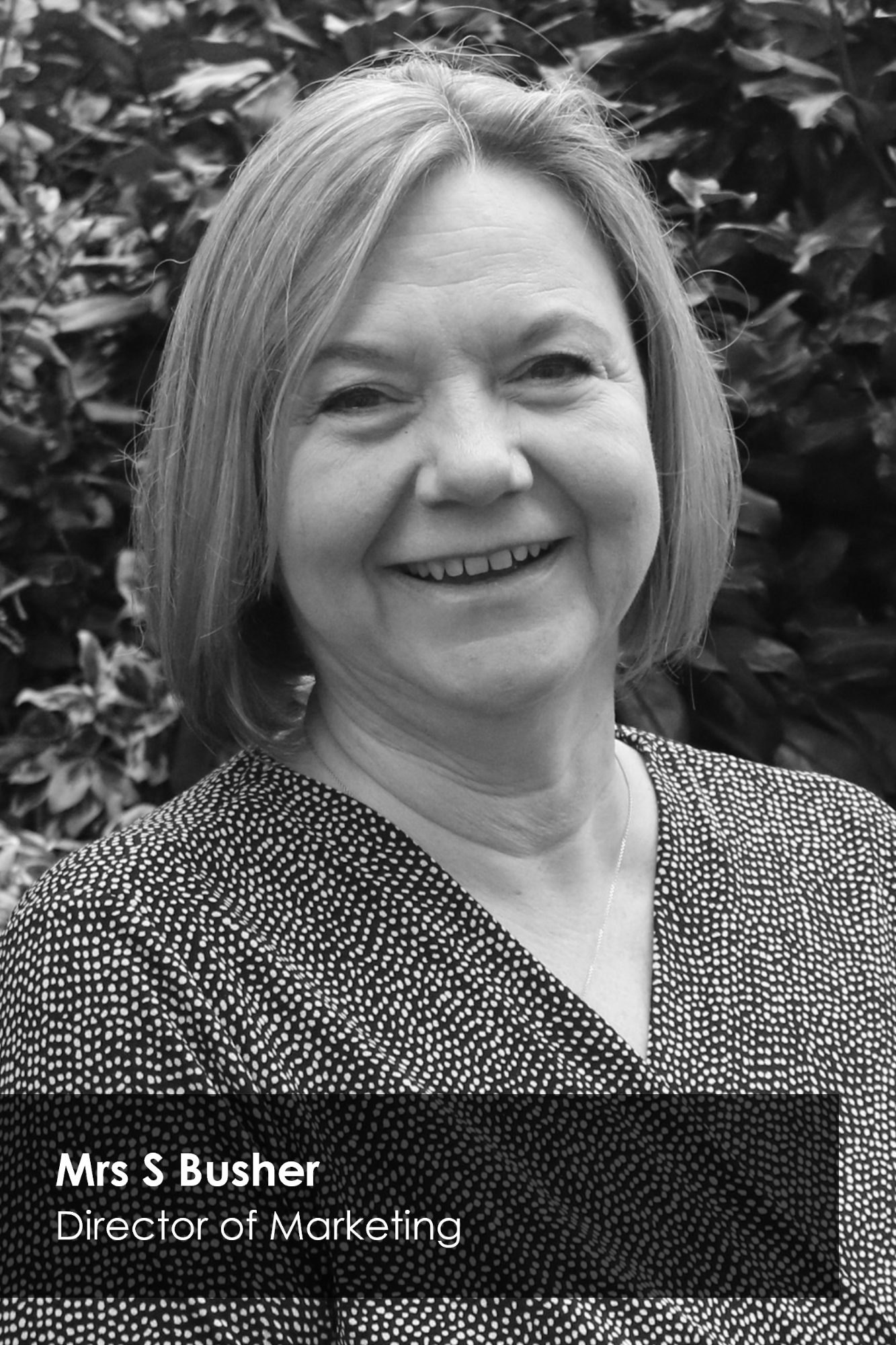 Mrs S Busher, Director of Marketing Profile Photograph